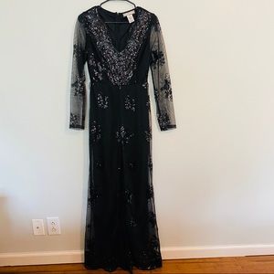 A Calin by Flying Tomato Black Sequin Jumpsuit Sm